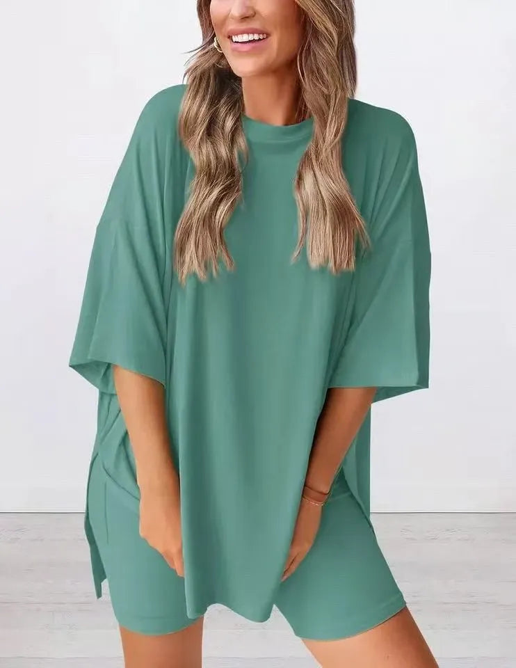 2025 Summer Casual Women's Two Piece Lounge Set
