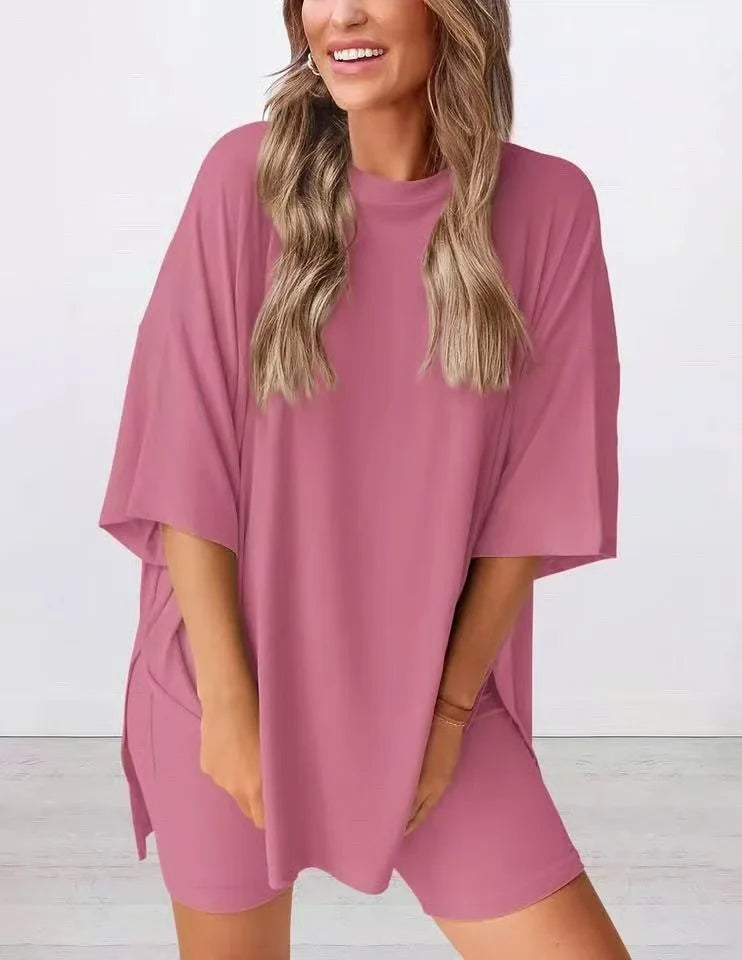 2025 Summer Casual Women's Two Piece Lounge Set