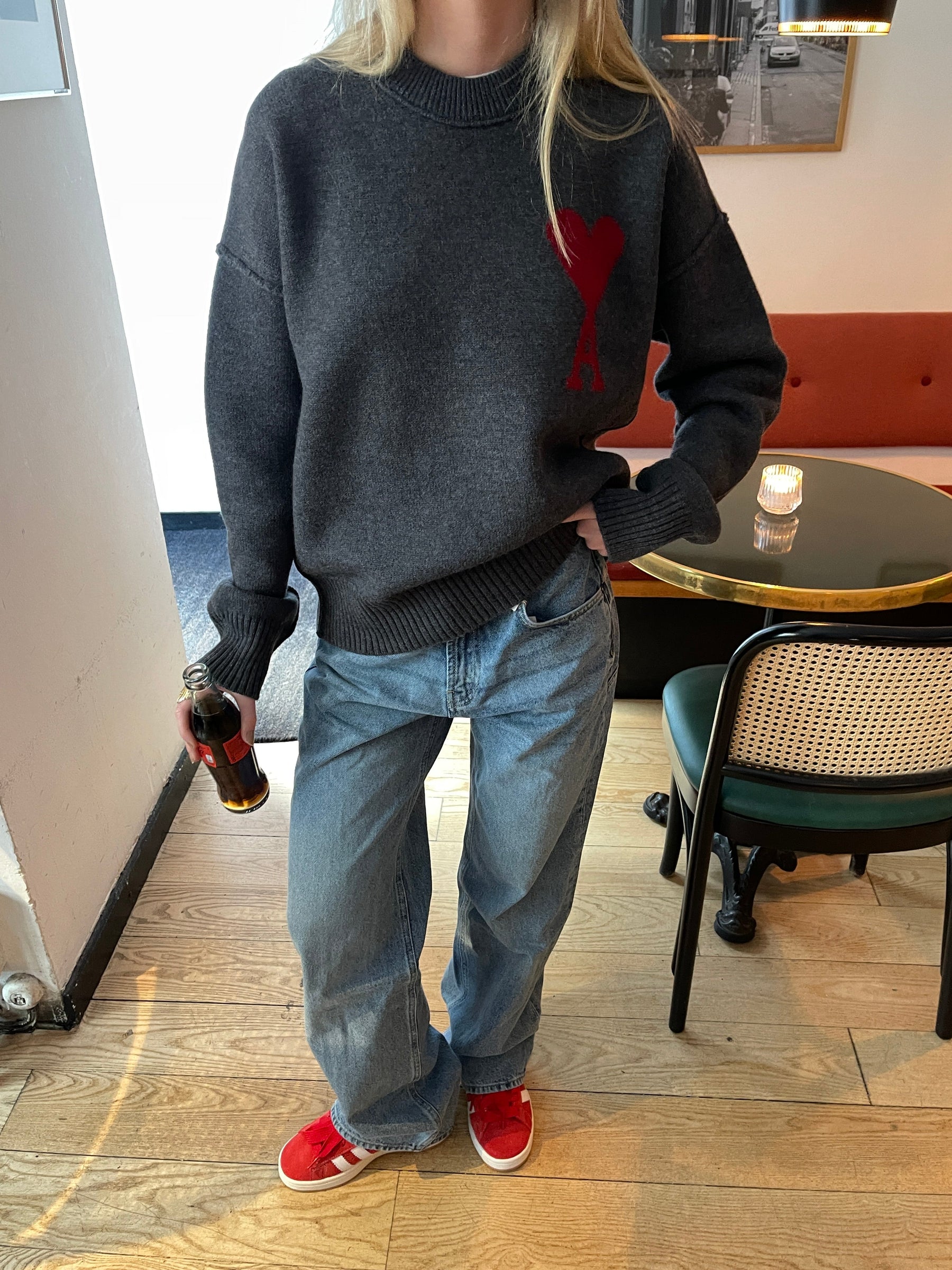 Star Jeans with Navy Stars - Light Denim