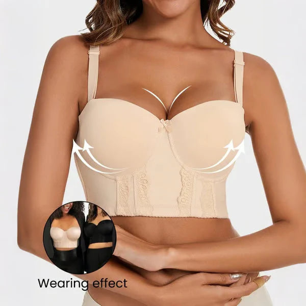 Women's Adjustable Straps Lace Bra
