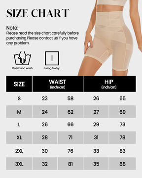 Comfort High Waisted Body Shaper Shorts Seamless no Rolling Thigh Slimmer