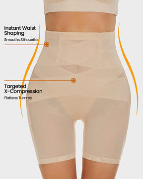 Comfort High Waisted Body Shaper Shorts Seamless no Rolling Thigh Slimmer