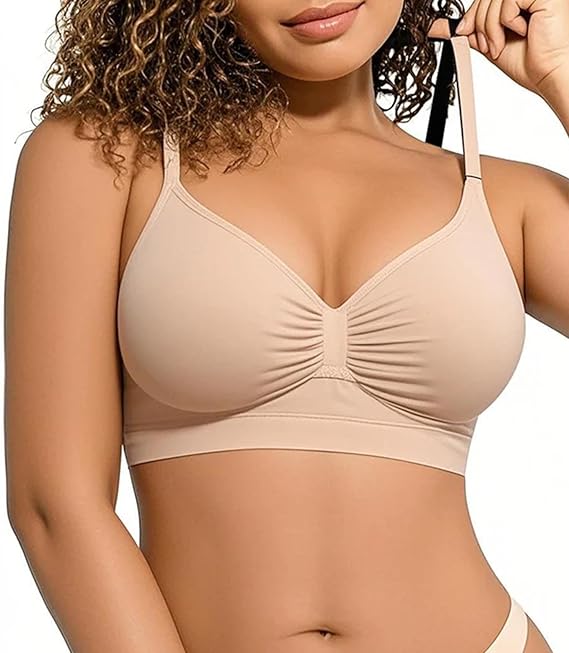 Women's Full Coverage Non-Padded Wireless Sculpt Bra