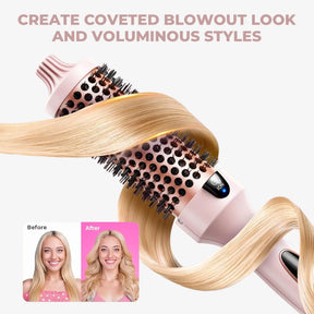 3-in-1 Pro Negative Ion Two PTC Heaters Thermal Brush