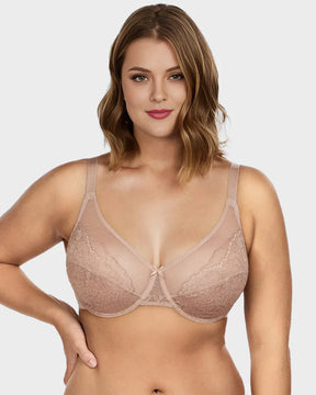 Enchante Unlined Lace Underwire Bra