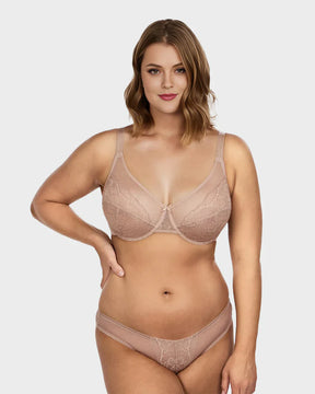 Enchante Unlined Lace Underwire Bra
