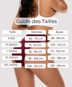 Tanga CottonConfort Premium[Antibactérien Taille Moyenne] - Achetez-en 3 recevez-en 5