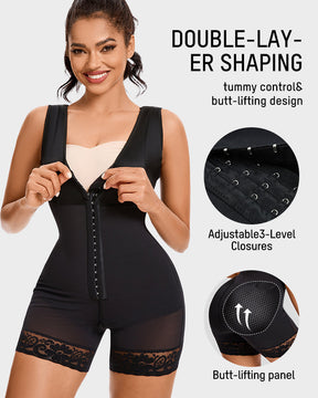 Extra Plus Size Shaper Bodysuit Tummy Control Shapewear With Bra