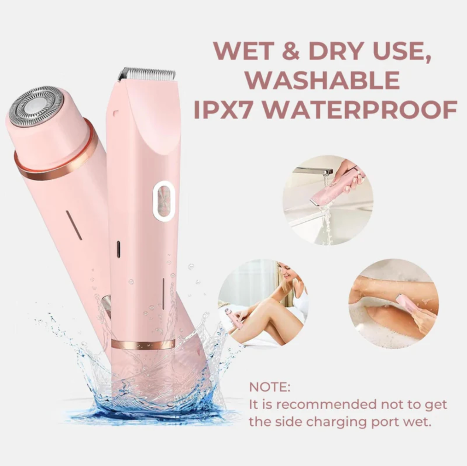 2-in-1 Painless Bikini Hair Trimmer