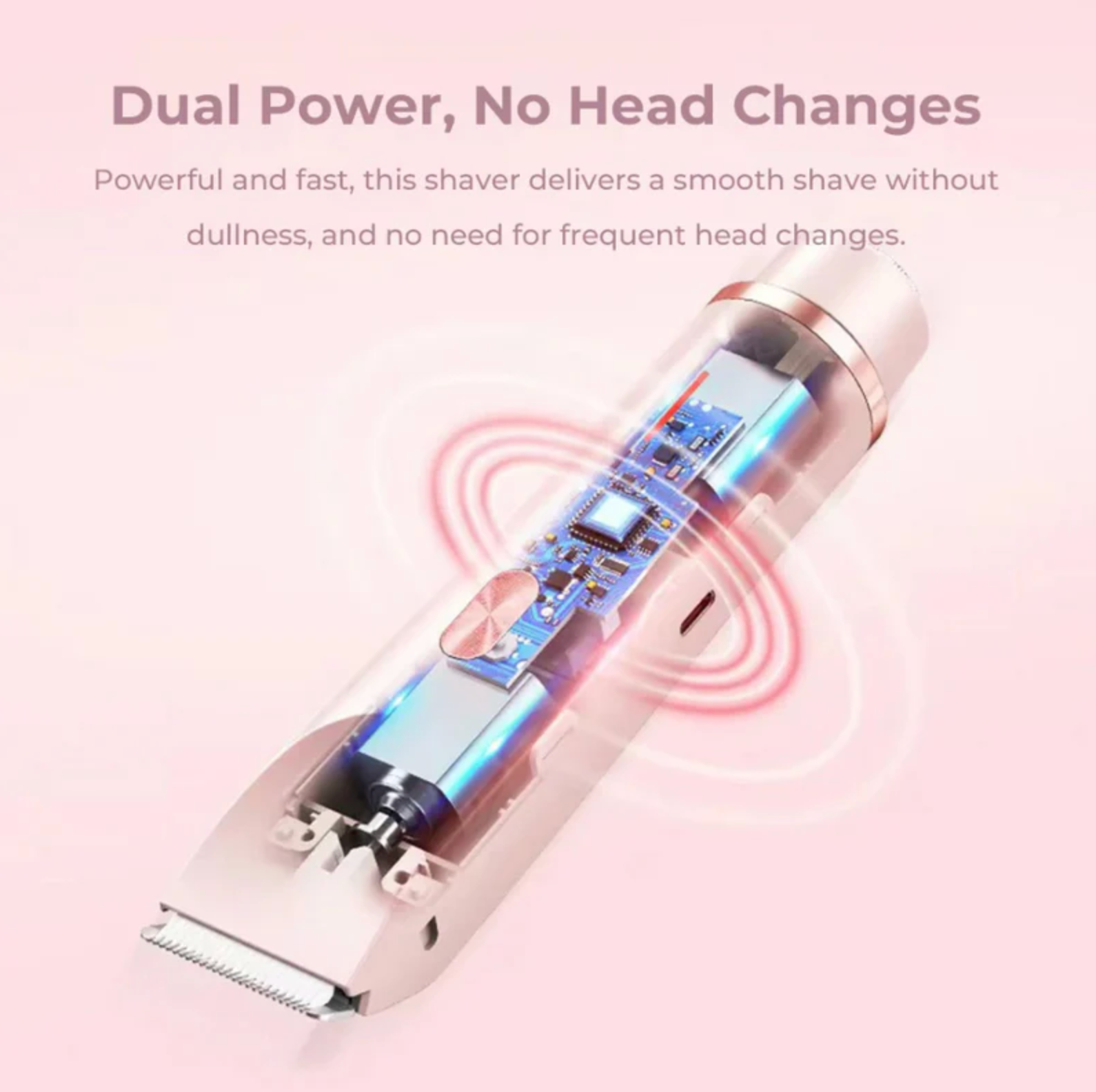 2-in-1 Painless Bikini Hair Trimmer