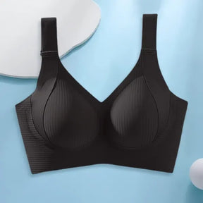 Reggiseno push-up regolabile senza ferretto a coste da donna 