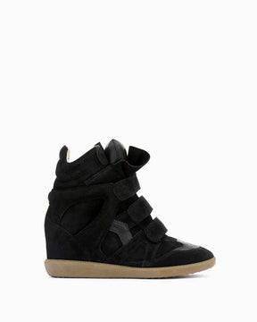 Bootelier, leather wedge trainers