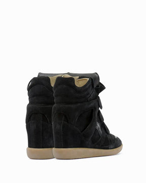Bootelier, leather wedge trainers