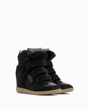 Bootelier, leather wedge trainers