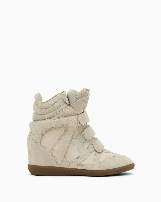 Bootelier, leather wedge trainers