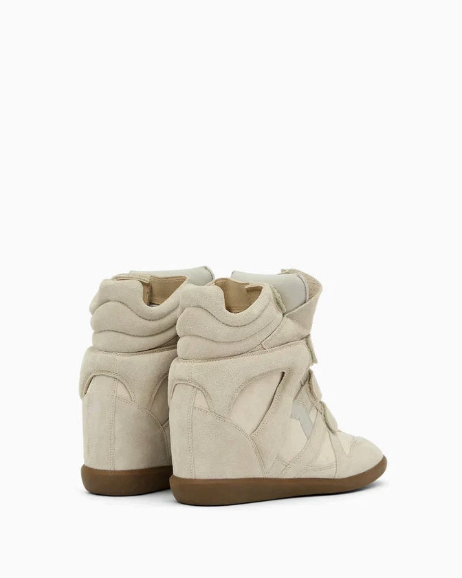 Bootelier, leather wedge trainers