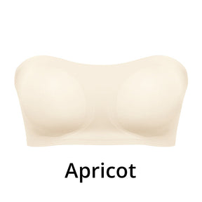 Strapless Wireless Bra with Crossover Side Closure